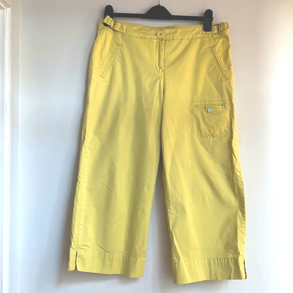 Anthropologie Cute Cotton Cropped Pants